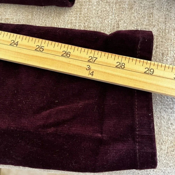 Buffalo David Bitton Jeans Womens Burgundy 6/28 Micro Cord Mid-Rise‎ Slim Sculpt - Picture 5 of 12